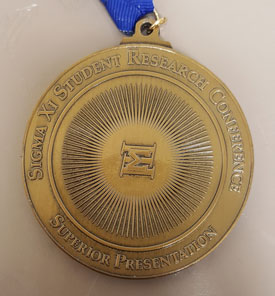 Sigma Xi Superior Presentation Medal