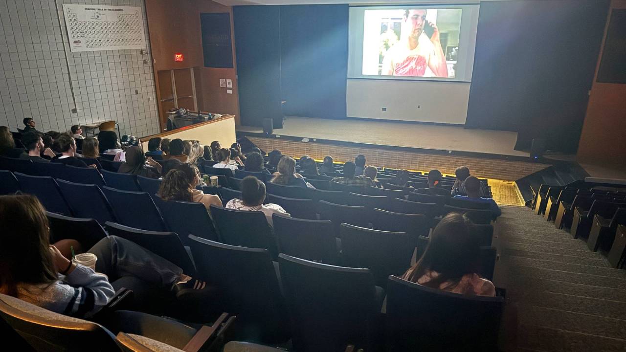 OU students attend the 24-Hour Film Challenge screening