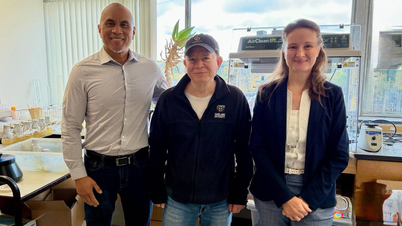 Drs. Gerard Madlambayan, Shailesh Lal, and Fabia Battistuzzi.