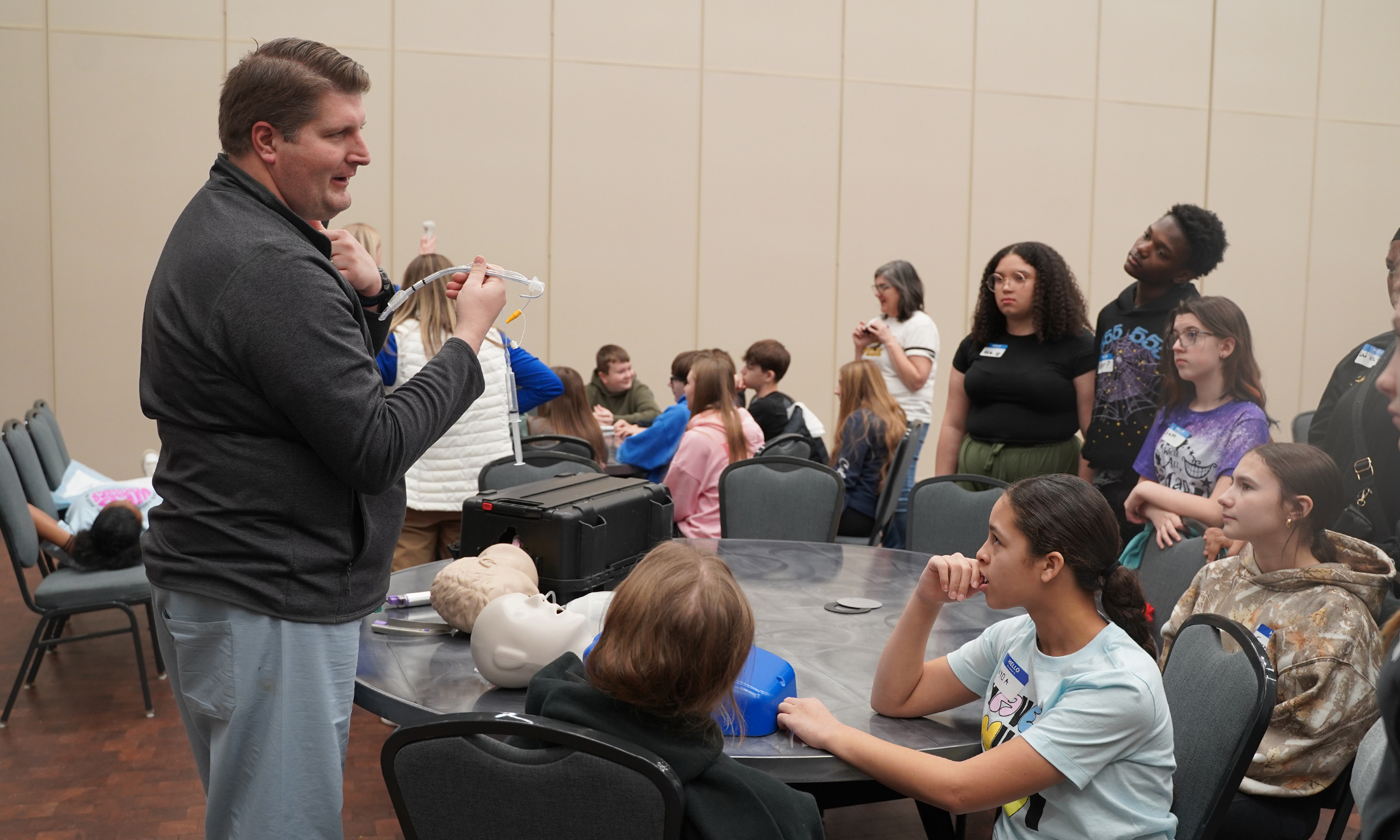 An ER doc talks about intubating a patient