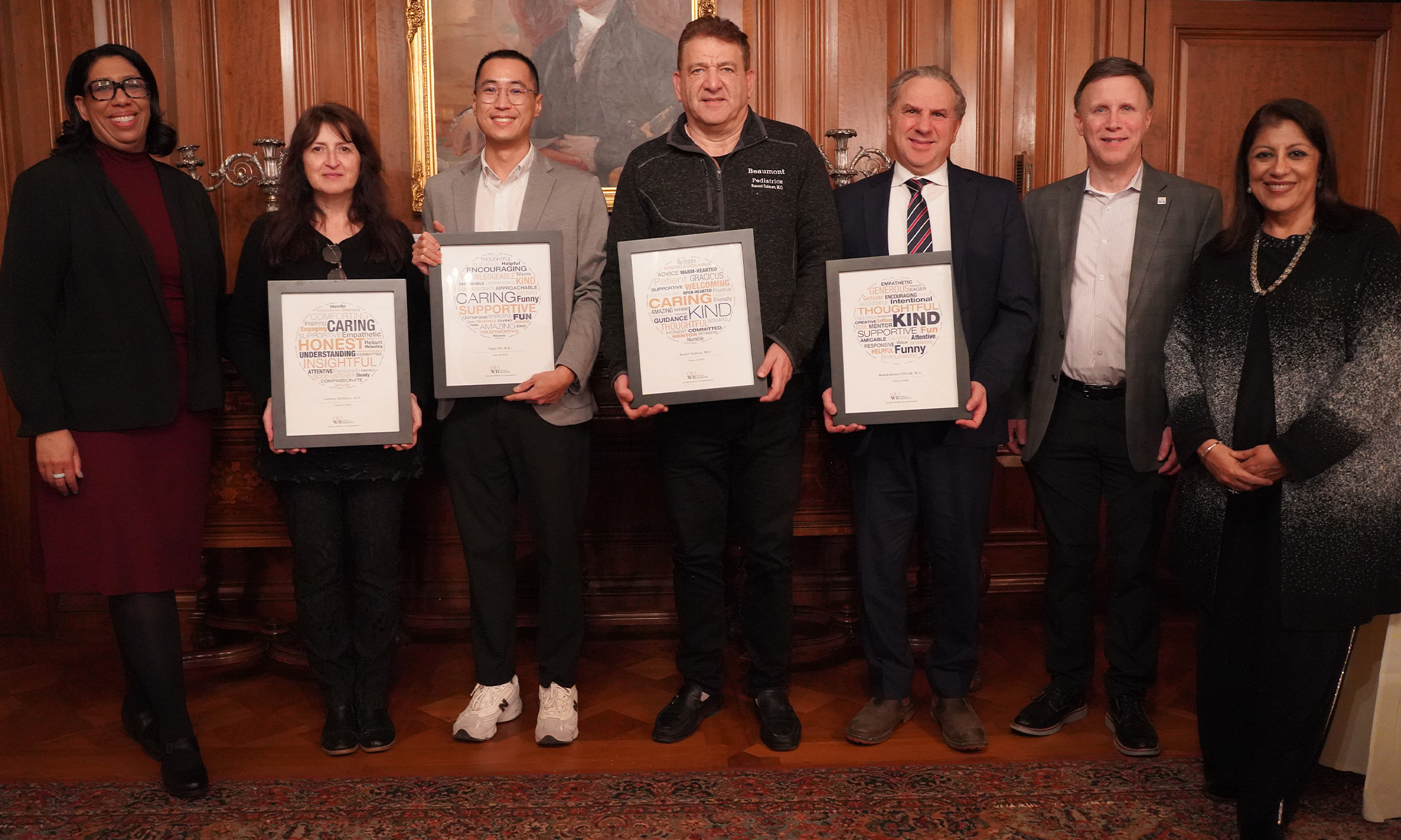 PRISM mentors and OUWB officials pose for a picture