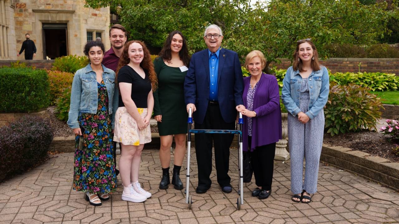 donors with students