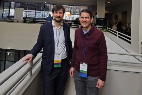 Adem Althor with Jonny Porter