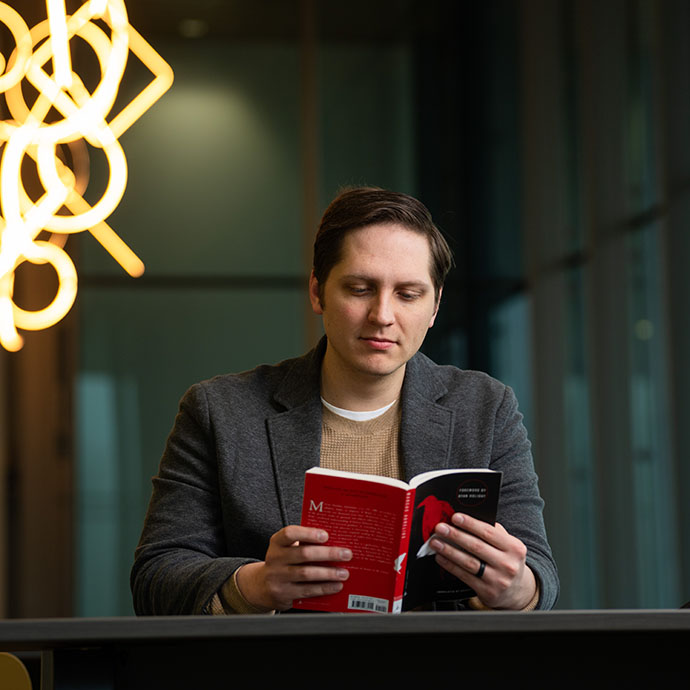 Man sitting at table