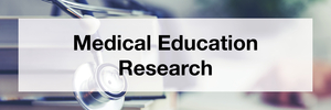 An image that says Medical Education Research
