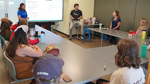 An image from the first-aid seminar