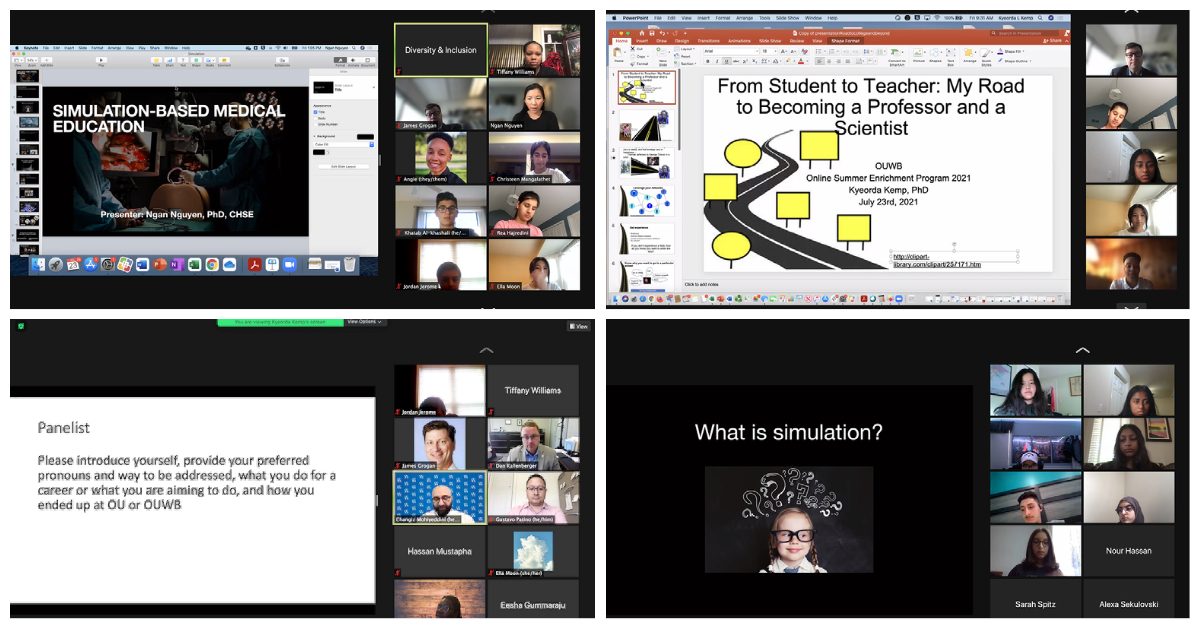 A screenshot from the event