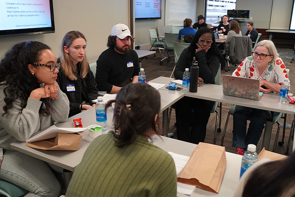 An image of students at the workshop