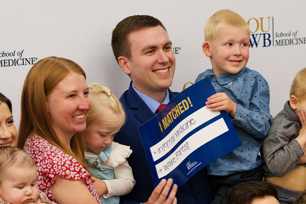 An image of Dr. France and his family