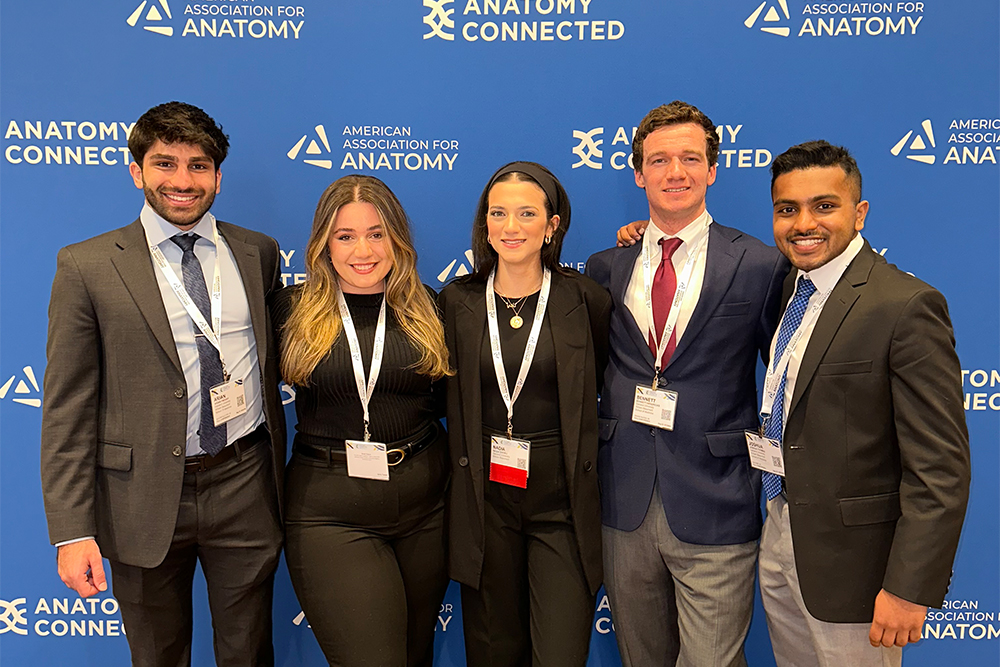An image of OUWB students at Anatomy Connected 2024